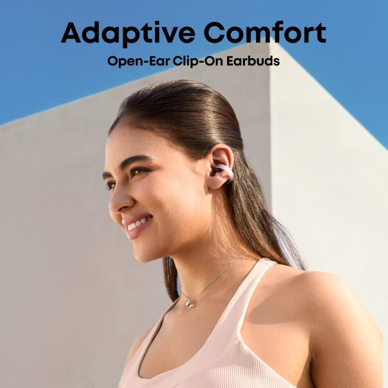 Soundcore AeroClip Rosa - diseño de clip