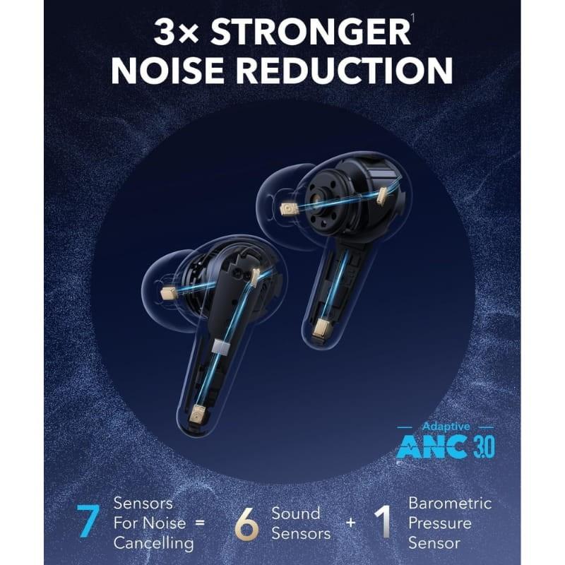 Soundcore Liberty 4 Pro ANC Preto - 7 sensores integrados