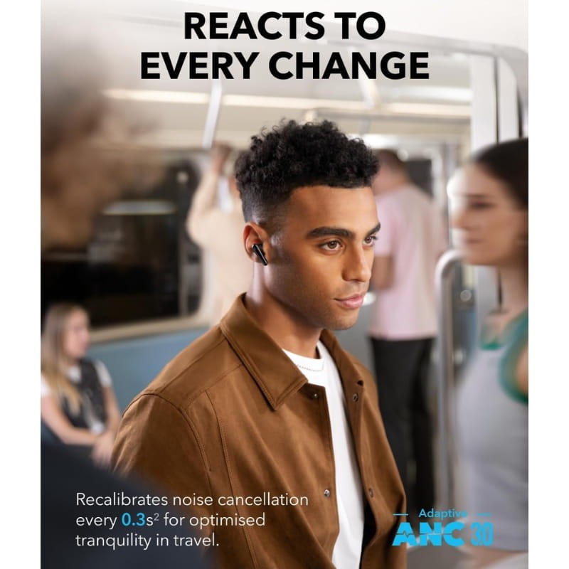 Soundcore Liberty 4 Pro ANC Preto - cancelamento de ruído adaptativo