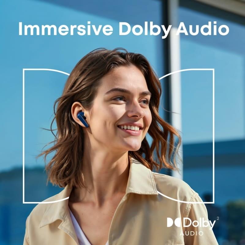 Soundcore Liberty 5 ANC Azul - tecnologia Dolby Audio