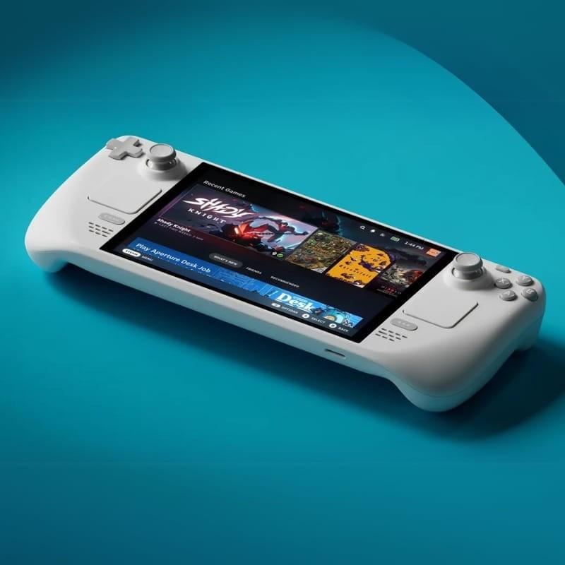 Steam Deck OLED 1TB NVMe Edición Limitada en Blanco - Consola Portátil - vista a 45 grados