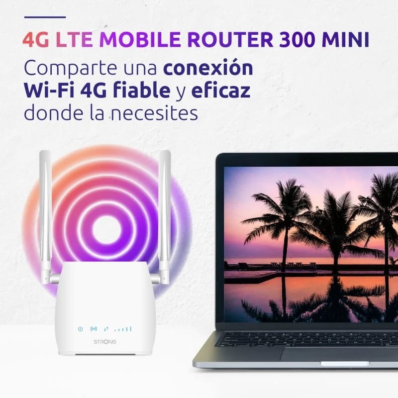 Strong Router 4G LTE 300 Mini - conexión WiFi