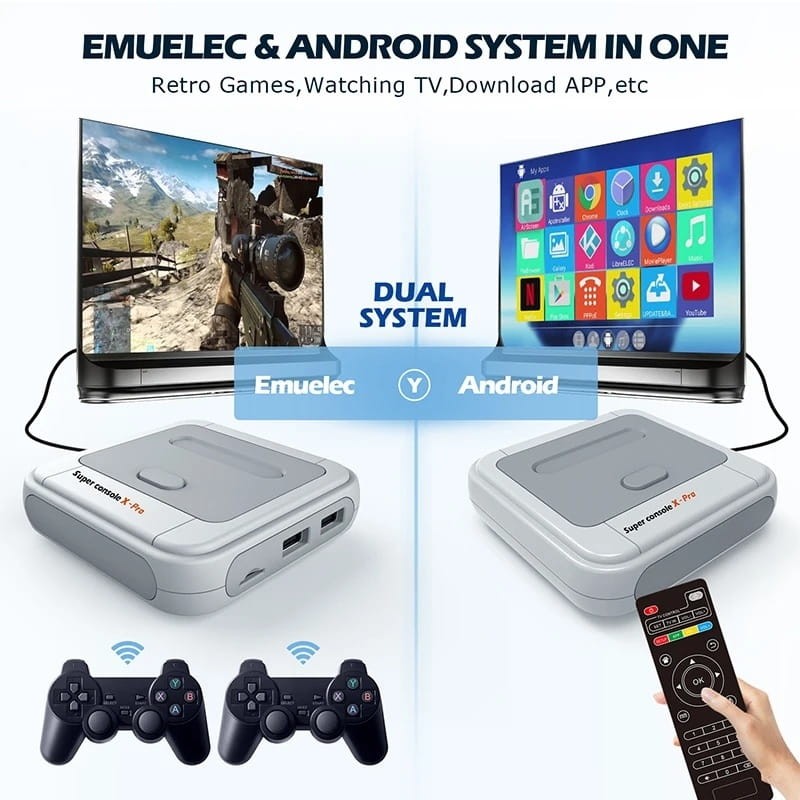 Super Console X Pro 1Go/8Go Dual OS  - systèmes intégrés