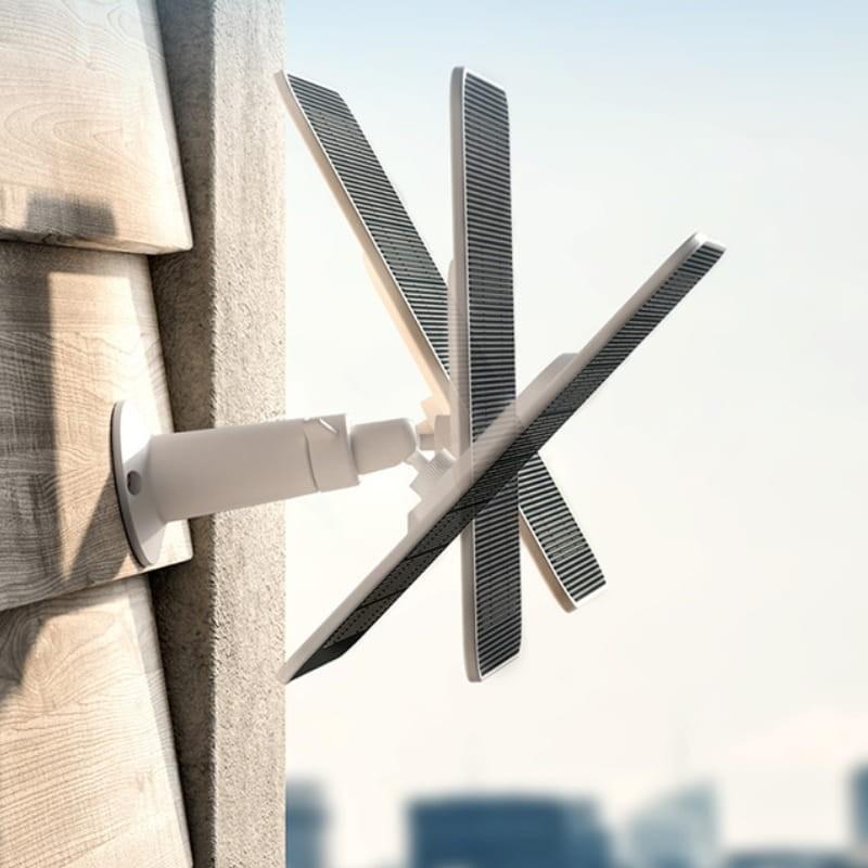 SwitchBot Solar Panel for Outdoor Spotlight Cam Blanc - Panneau solaire pour caméras de surveillance - angle de rotation