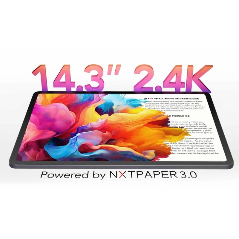 TCL NXTPAPER 14 14.3''  8GB/256GB Gris Incluye Funda + Pen - características de la pantalla