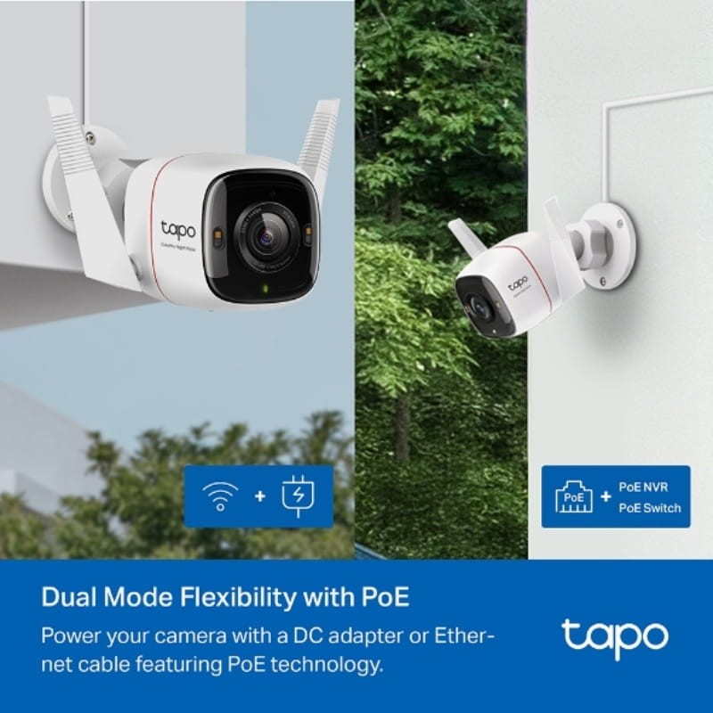TP-Link Tapo C325WB 2K QHD IP66 WiFi - alimentación PoE