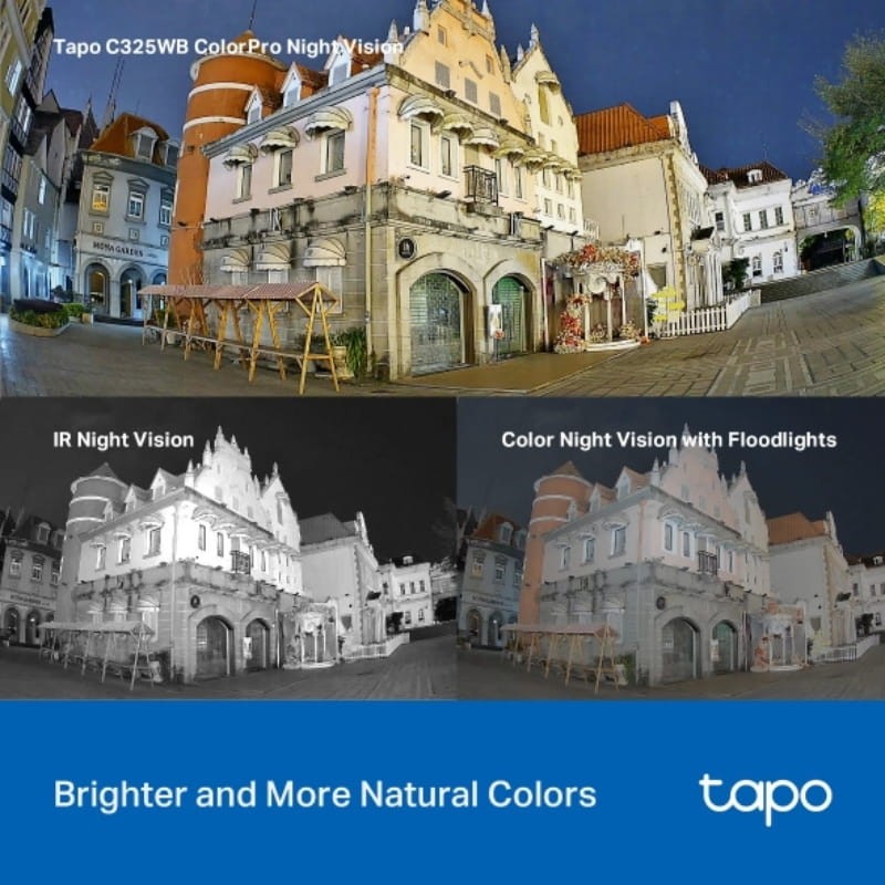 TP-Link Tapo C325WB 2K QHD IP66 WiFi - visión nocturna a color