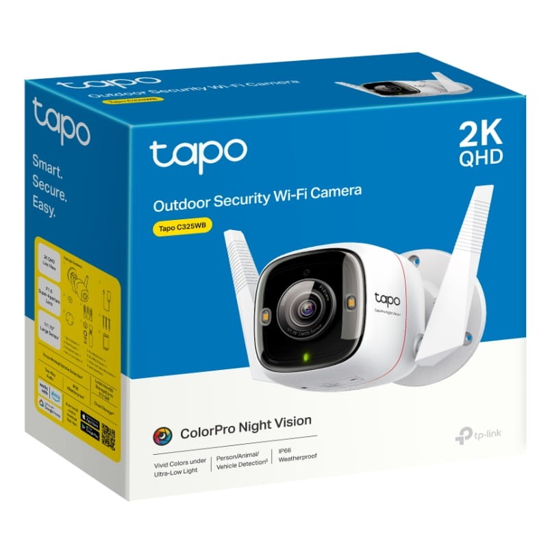 TP-Link Tapo C325WB 2K QHD IP66 WiFi - embalaje