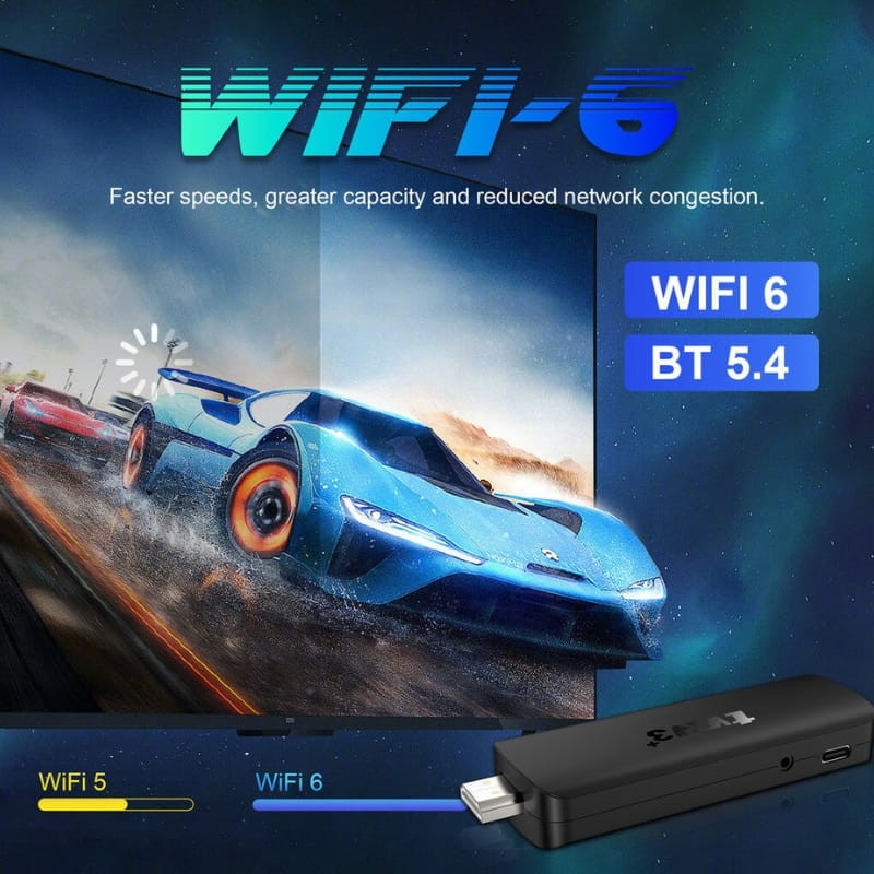 TVR3+ RK3518 2Go/16Go Android 14 - Connectivité WiFi 6