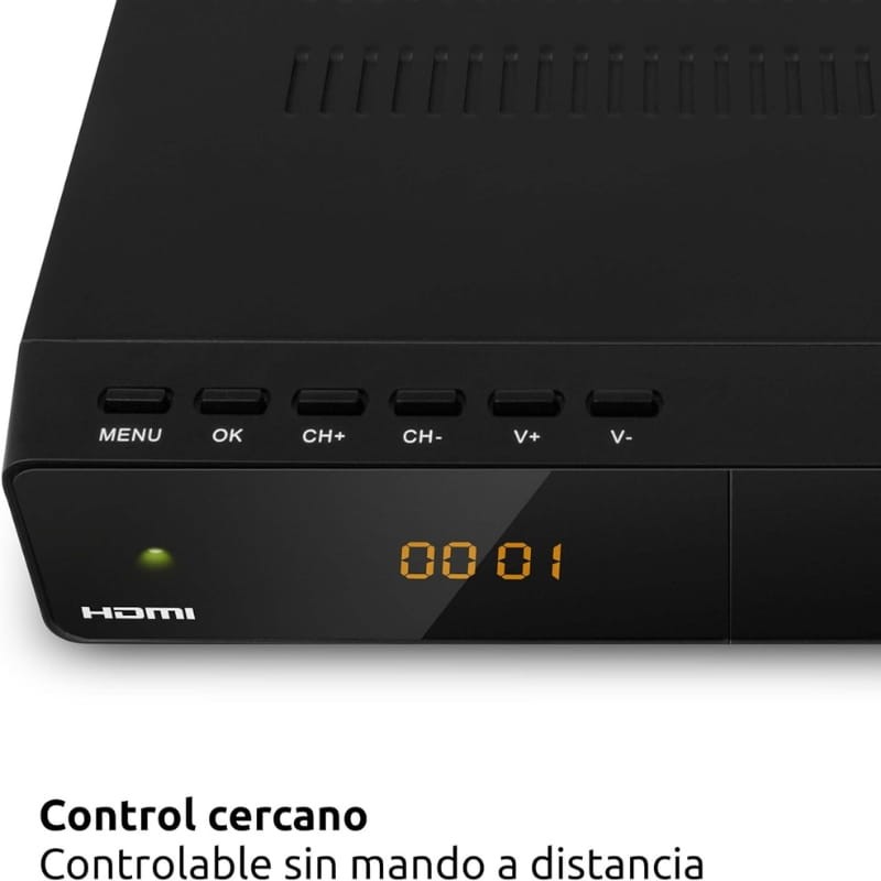 TechniSat HD-S 261 DVB-S2 - Receptor Satélite - controles integrados