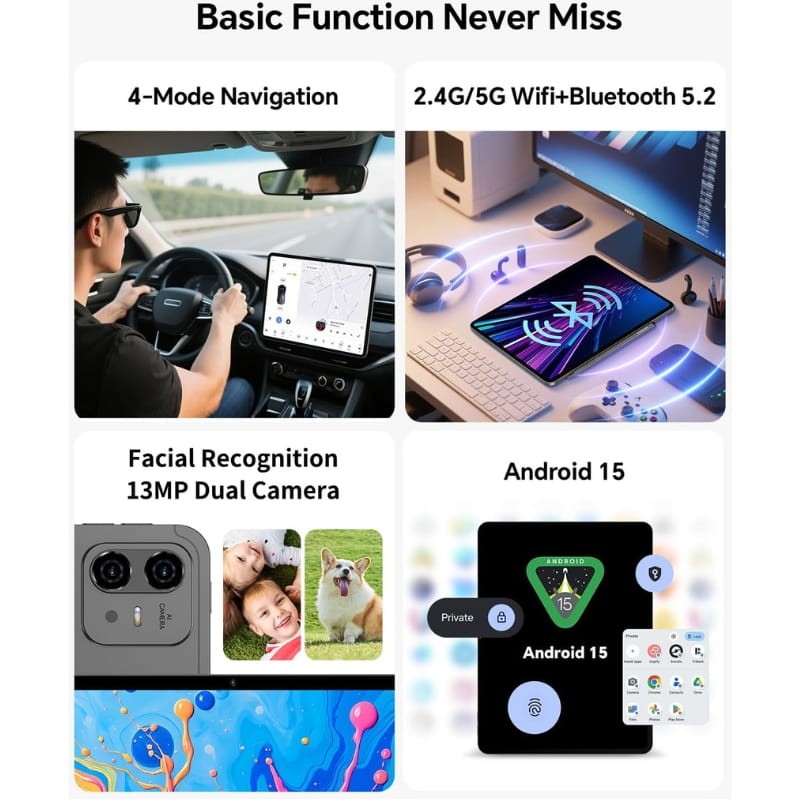 Teclast Artpad Pro 12,7 Pulgadas 8GB/256GB WiFi + 4G Gris - funciones destacadas