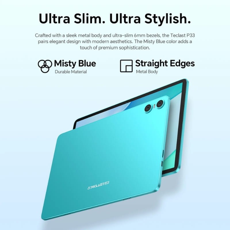 Teclast P33 10,1 3GB/64GB WiFi - pormenor do projeto
