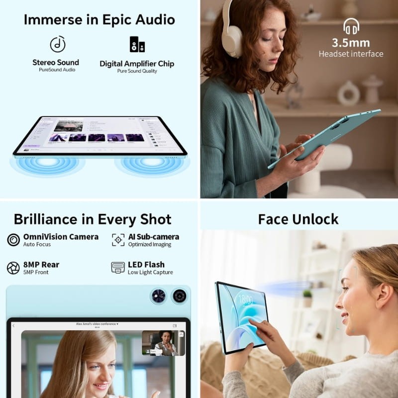 Teclast P50 Case 11 4Go/128Go WiFi - système audio