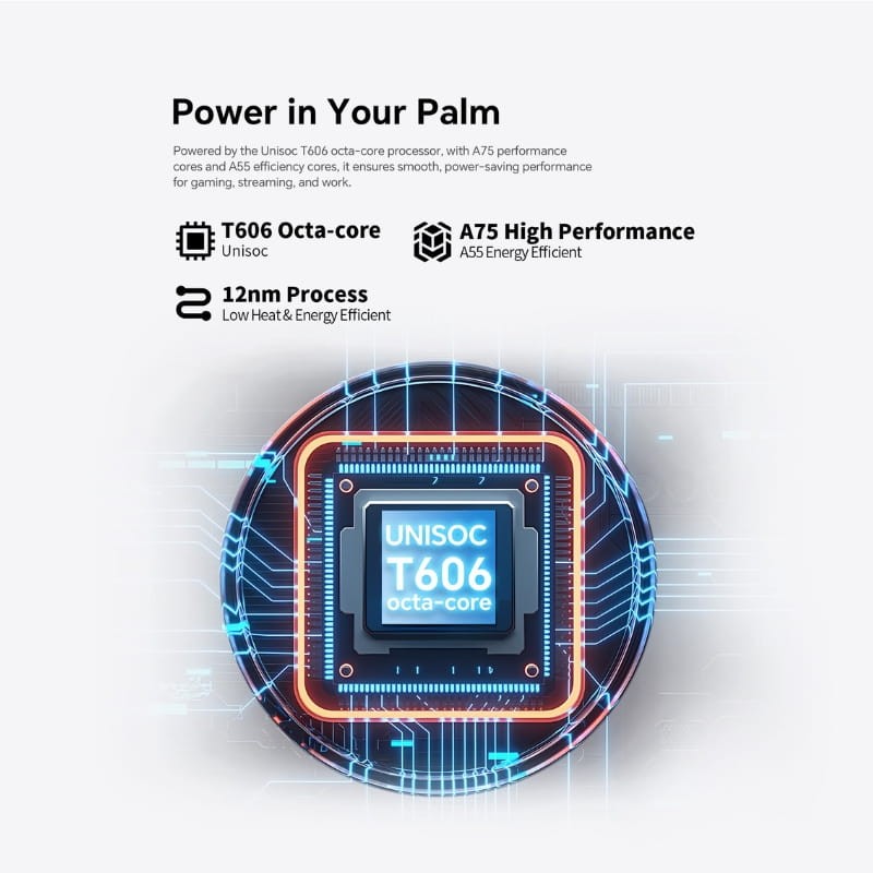 Teclast P50 Mini 8,7 4GB/128GB WiFi - processador incorporado