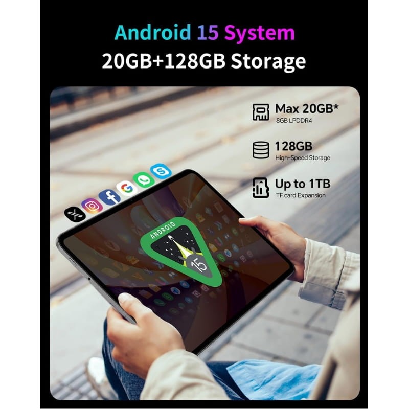 Teclast T65 13,4 Pulgadas 8GB/128GB WiFi + 4G Gris - sistema operativo y memoria