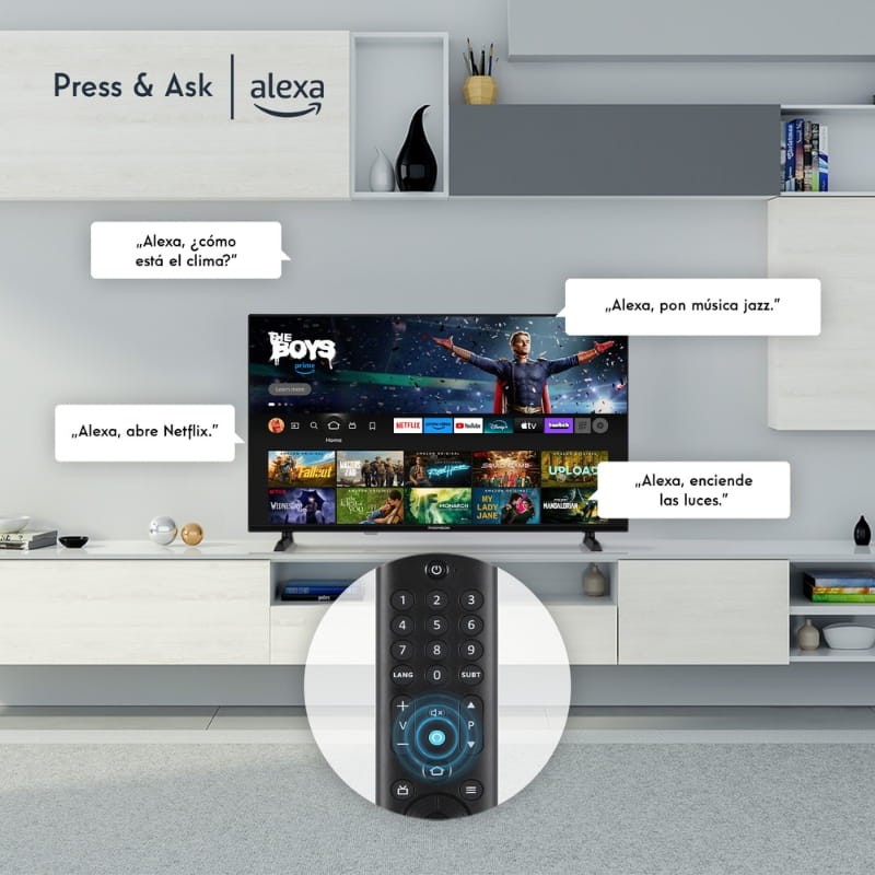 Thomson 32HF2S34 32 Polegadas HD LED Smart TV com Fire TV - assistente Alexa integrado