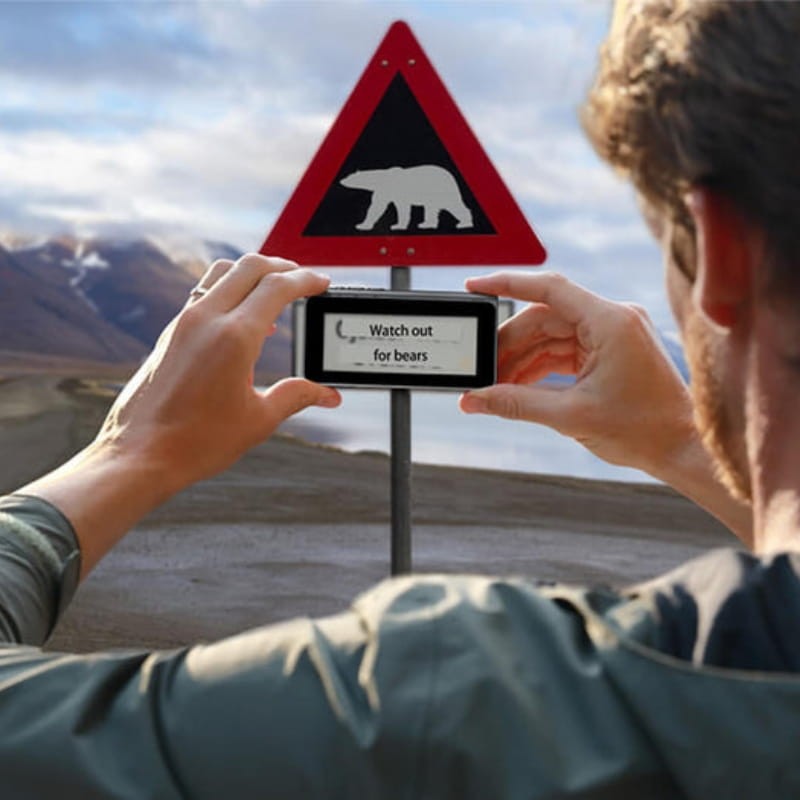 Timekettle T1 Versão 2025 Cinzento - Tradutor Portátil - tradução de imagens