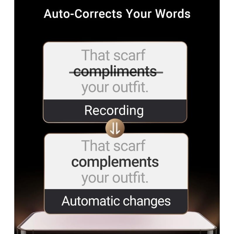 Timekettle W4 IA Azul - correção automática