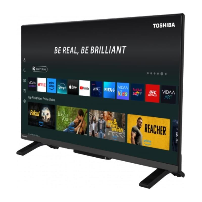 Toshiba 32QV2F63DG 32'' Full HD QLED Smart TV - Vue à 45 degrés