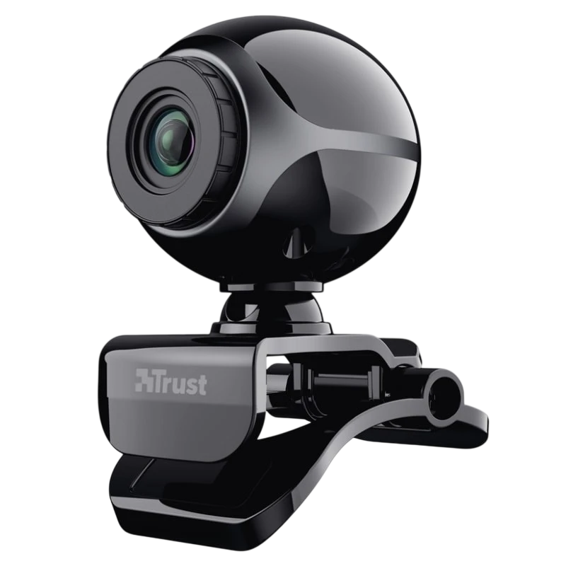 Trust Exis Webcam 0,3 MP con Micrófono Negro