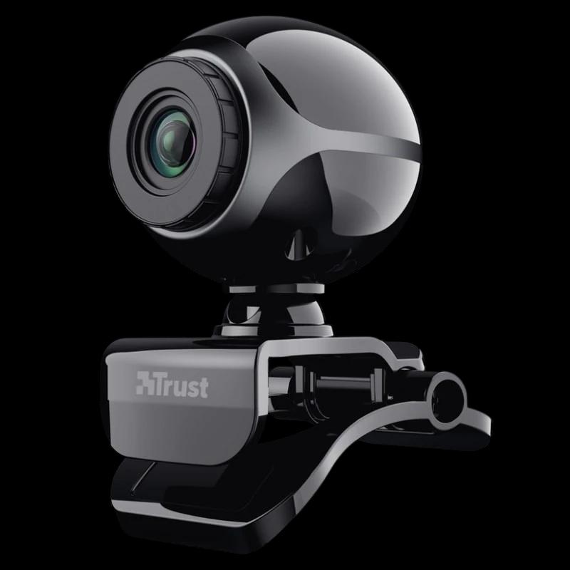 Trust Exis Webcam 0,3 MP com Microfone Preto