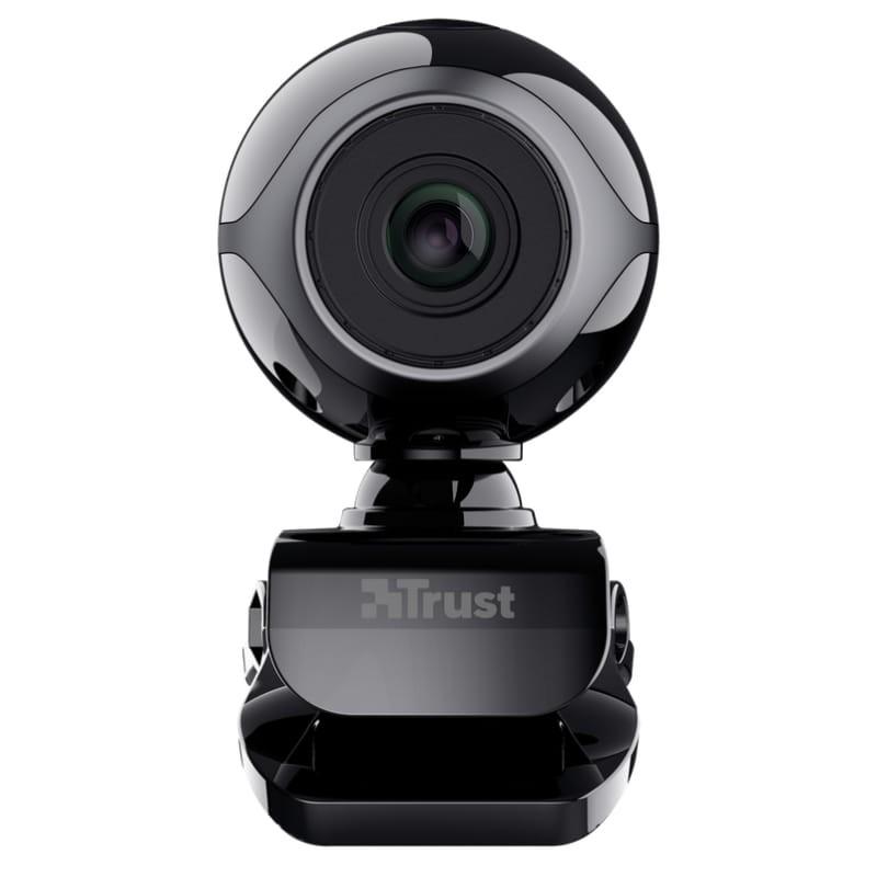 Trust Exis Webcam 0,3 MP com Microfone Preto - vista frontal