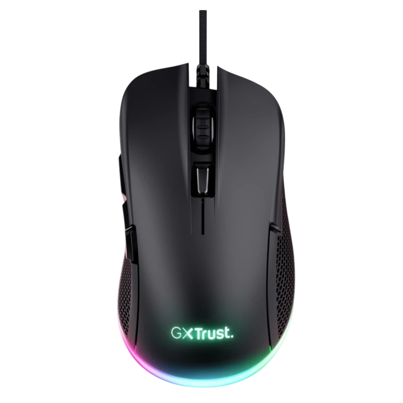 Trust GXT 922 YBAR RGB 7200 DPI Negro - Ratón Gaming