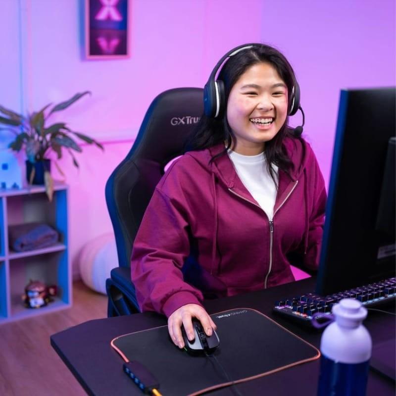 Trust GXT 922 YBAR RGB 7200 DPI Negro - Ratón Gaming - uso para gaming