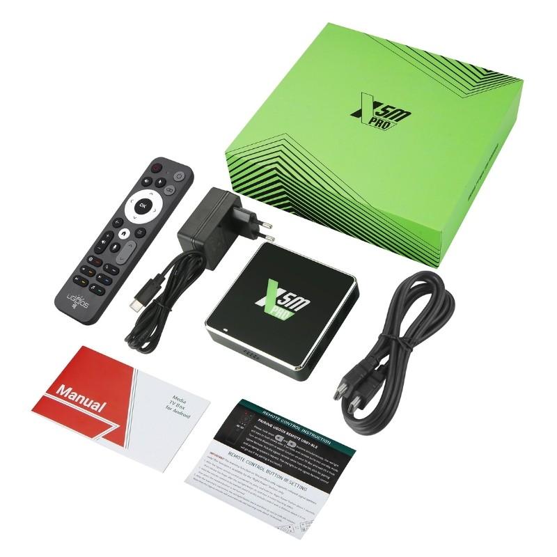 Ugoos X5M Pro 4GB/32GB Android 14 - conteúdo da caixa