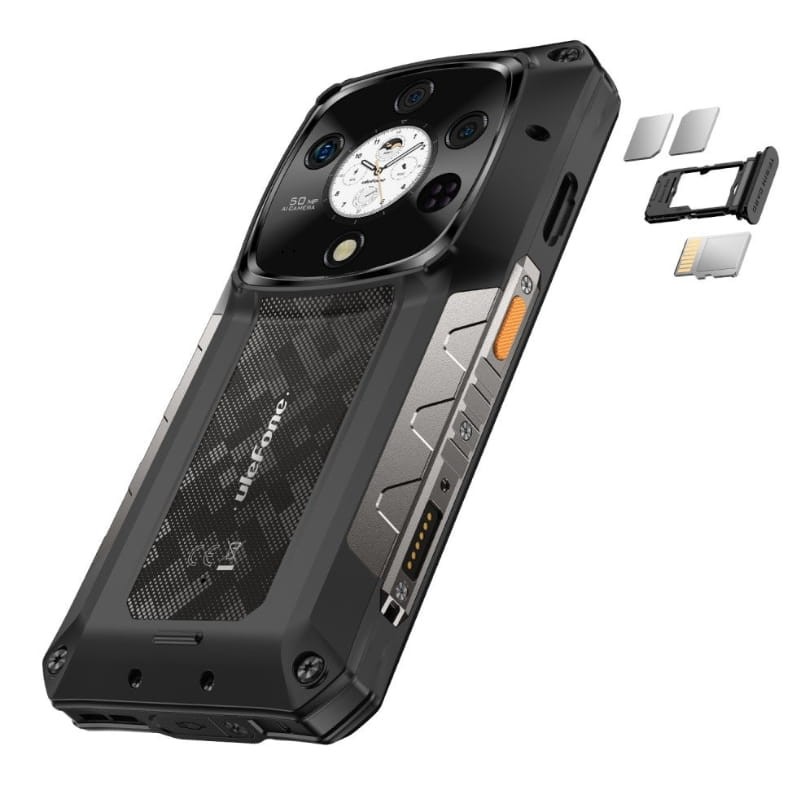 Ulefone Armor 28 Pro 5G 16Go/512Go Noir Robuste - Emplacement de la carte SIM