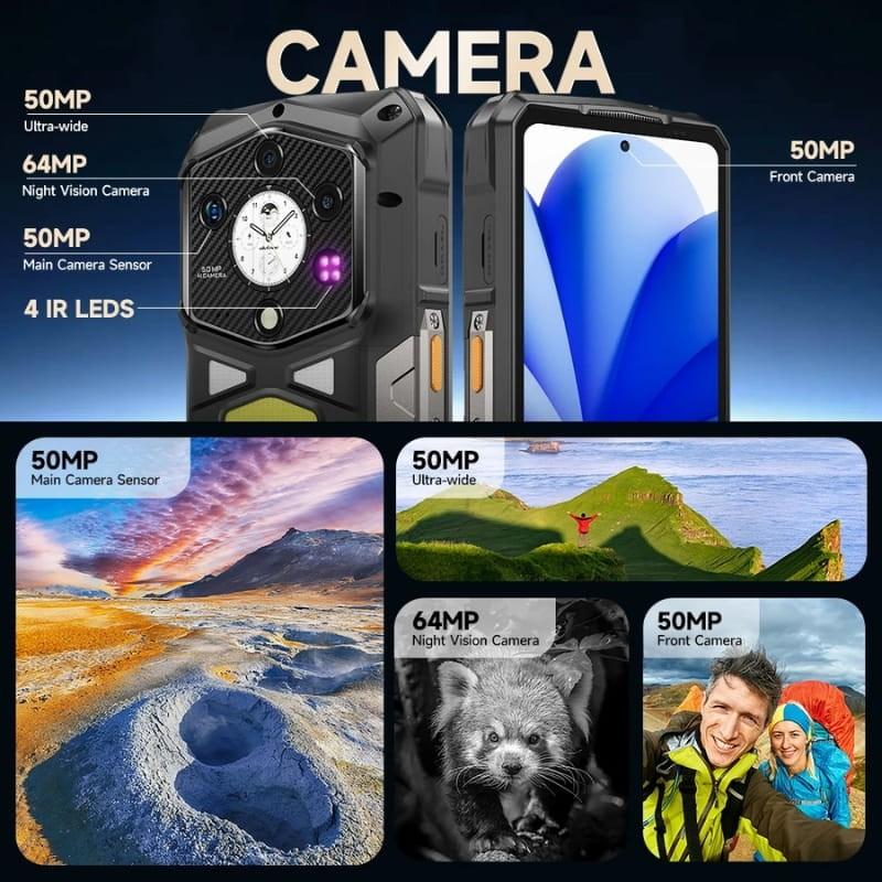 Ulefone Armor 29 Ultra 5G 16GB/1TB - sistema de cámaras