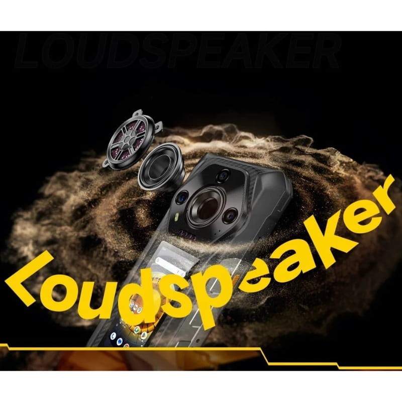 Ulefone Armor 30 Pro 5G 16Go/512Go Noir - haut-parleur puissant