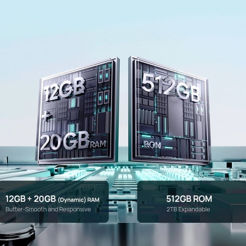 Ulefone Armor Pad 5 Pro 11 12GB/512GB 5G Rugged - capacidad de memoria