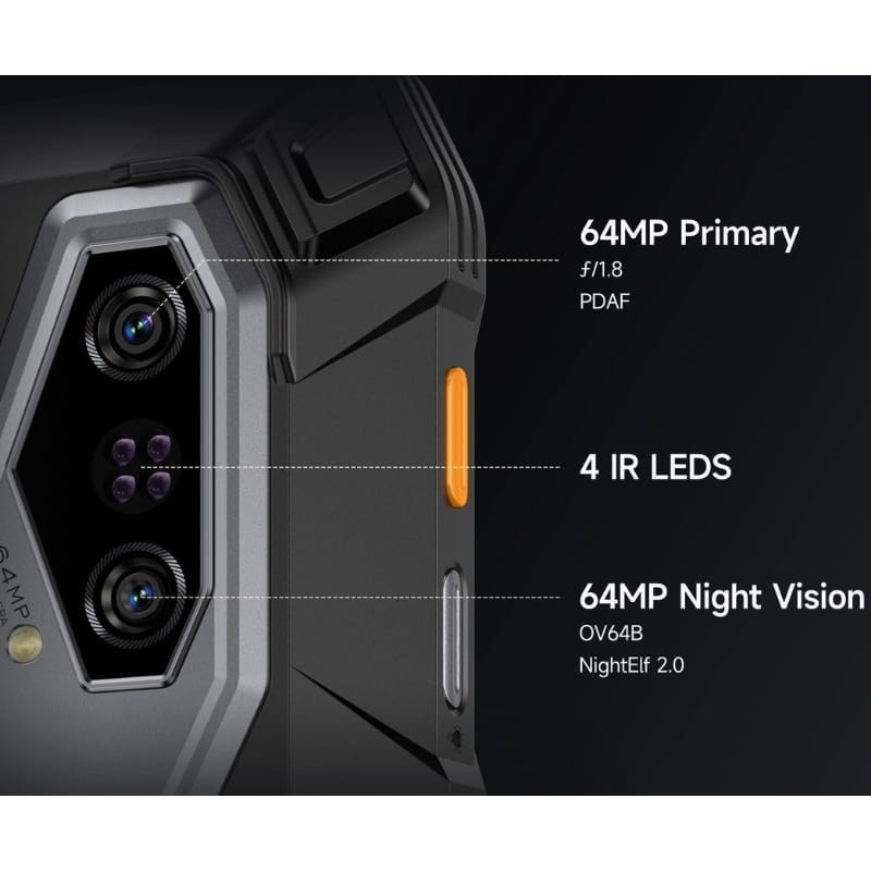 Ulefone Armor Pad 5 Pro 11 12GB/512GB 5G Rugged - cámaras