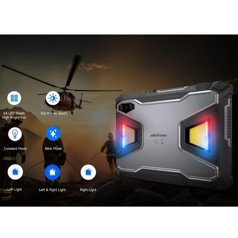 Ulefone Armor Pad 5 Pro 11 12GB/512GB 5G Rugged - luz de emergencia