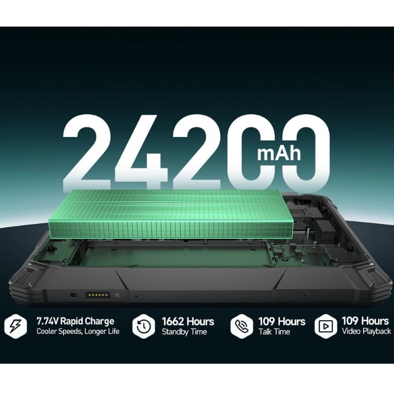 Ulefone Armor Pad 5 Pro 11 12GB/512GB 5G Rugged - batería