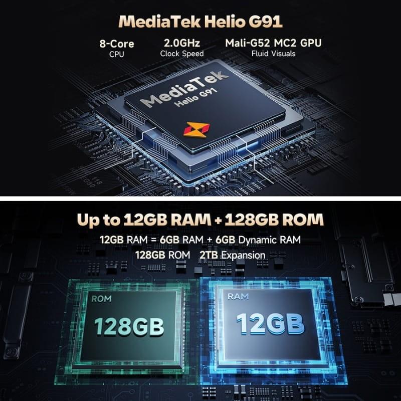 Ulefone Armor X16 6GB/128GB Negro - procesador y memoria