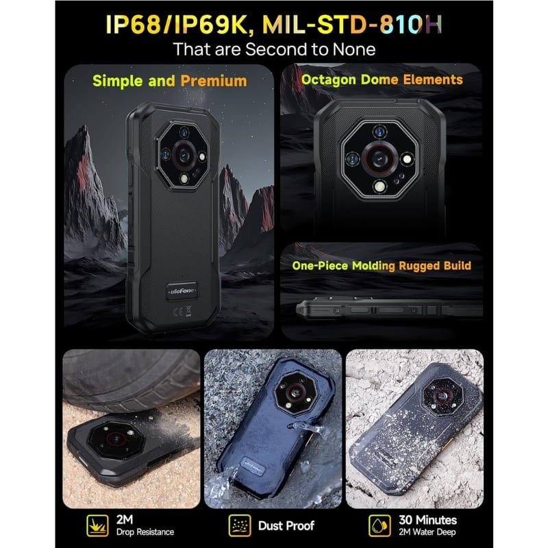 Ulefone Armor X32 6GB/128GB Negro Rugged - diseño resistente