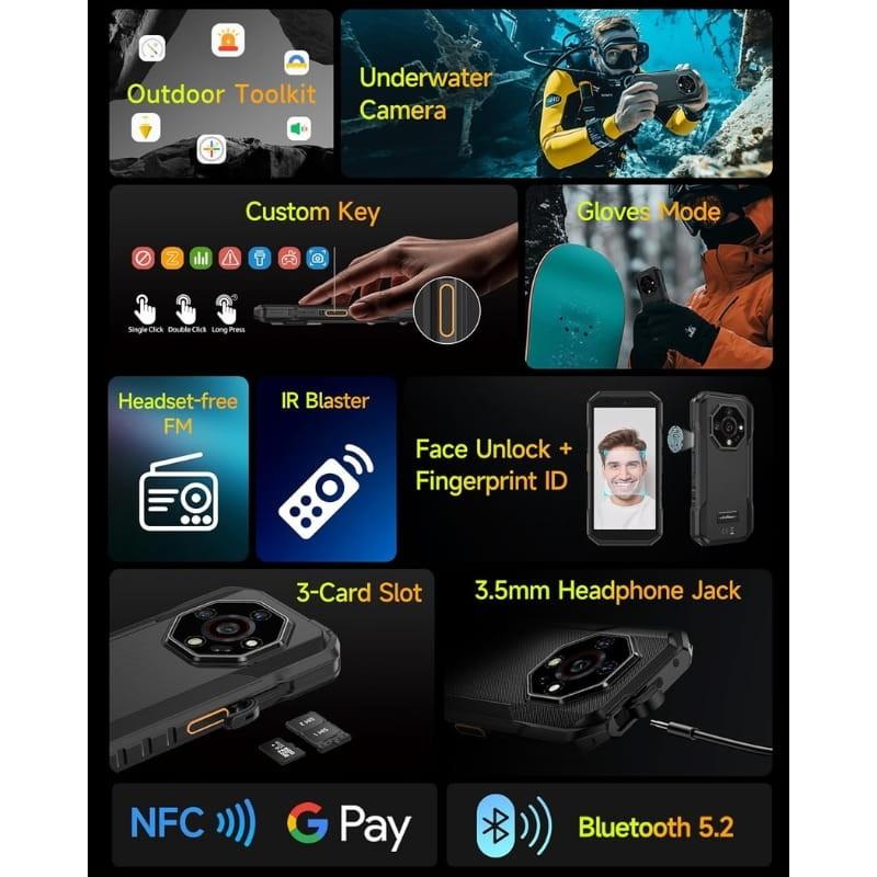 Ulefone Armor X32 6GB/128GB Negro Rugged - funciones adicionales