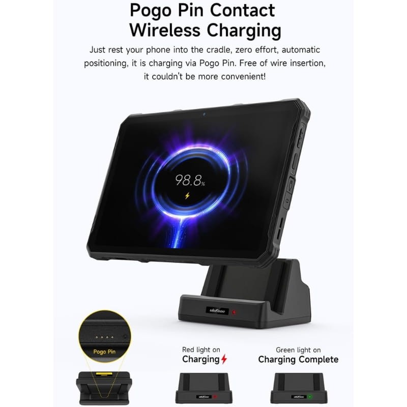 Ulefone Desk Charging Dock 10W para Armor Pad 4 Series - carregamento sem fios