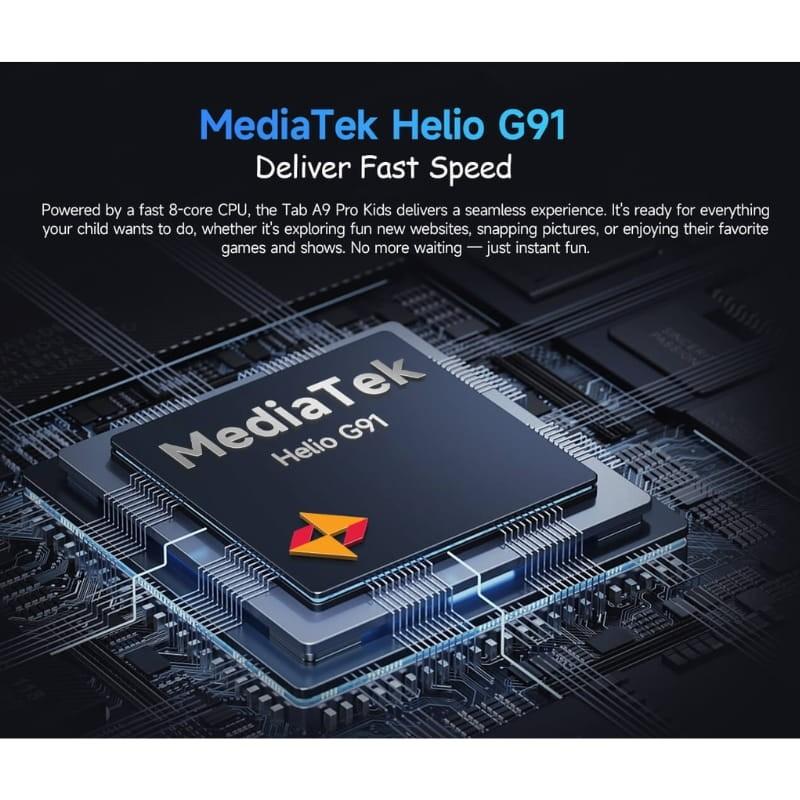 Ulefone Tab A9 Pro Kids 8,68 4GB/128GB WiFi + 4G Azul - procesador integrado