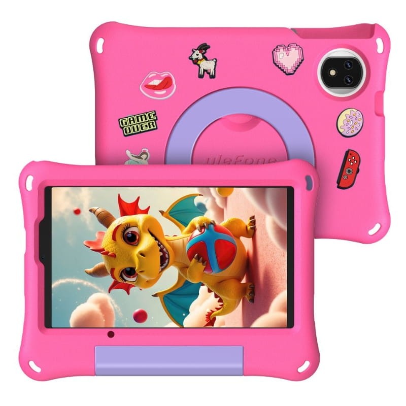 Ulefone Tab A9 Pro Kids 8,68 4GB/128GB WiFi + 4G Rosa - ambos lados