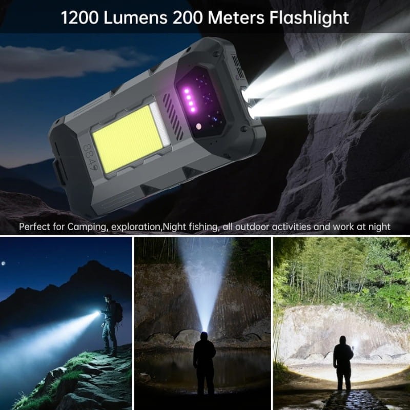 Unihertz 8849 Hike 12GB/512GB Rugged - linterna de camping