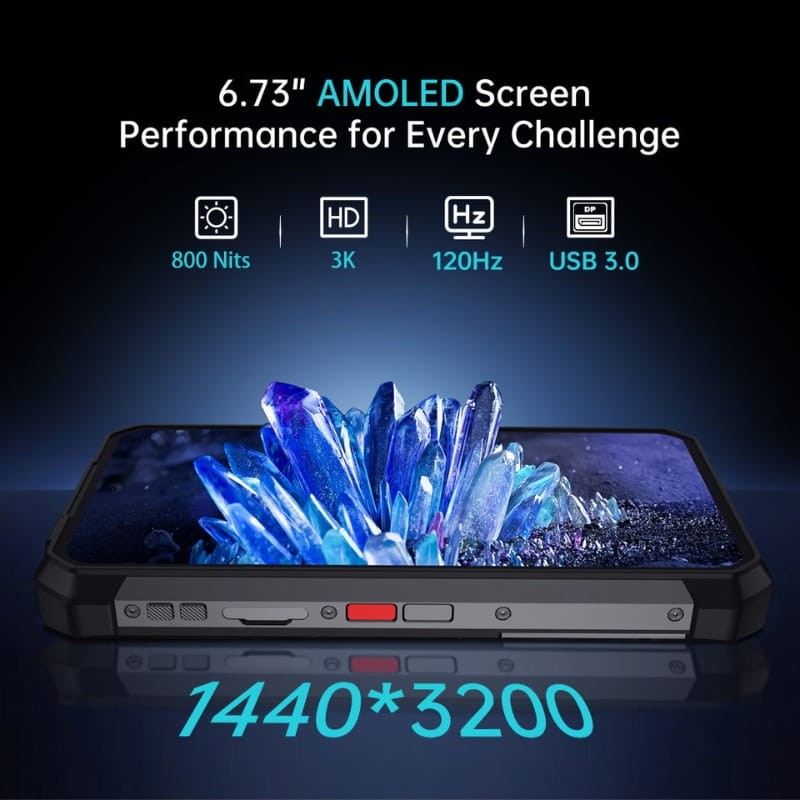 Unihertz 8849 Shark 3 5G 16GB/512GB Negro - características de la pantalla