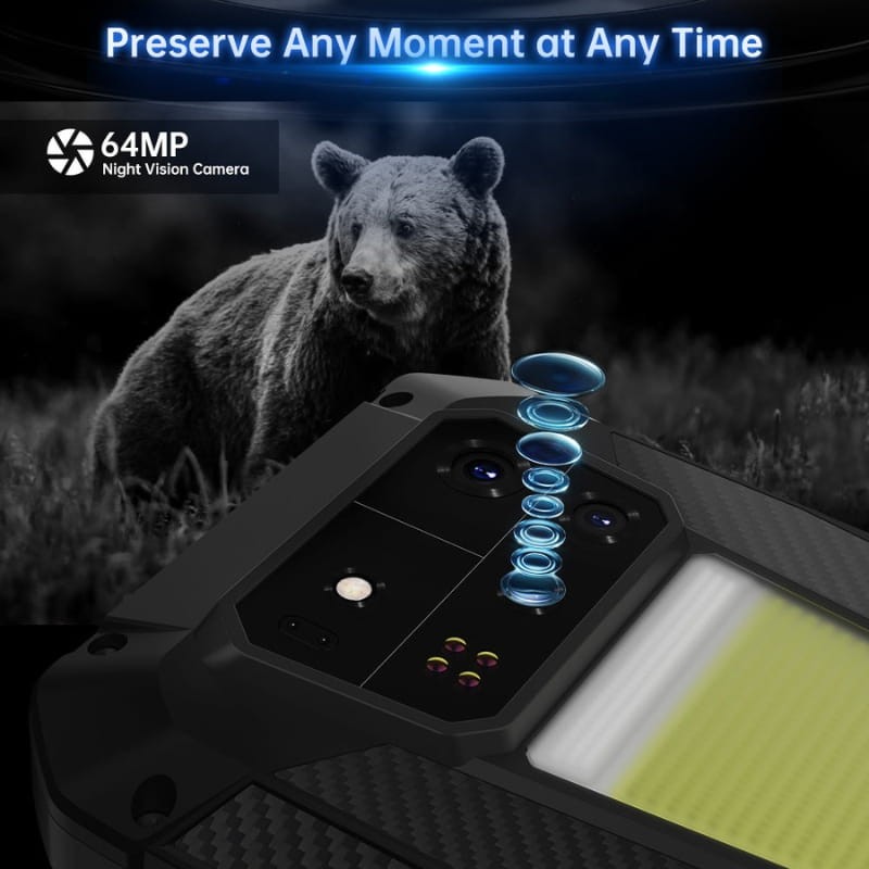 Unihertz 8849 Shark 3 5G 16GB/512GB Negro - cámara nocturna