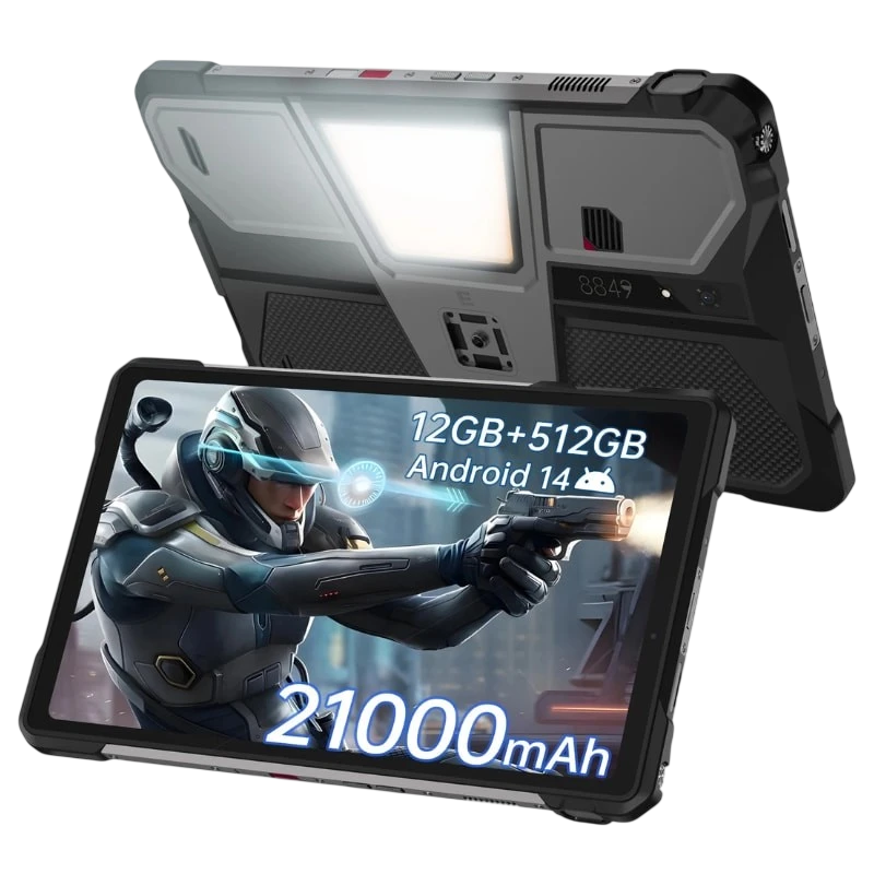 Unihertz 8849 TANK Pad E 10,95 12 GB/512 GB 4G Rugged com Projetor