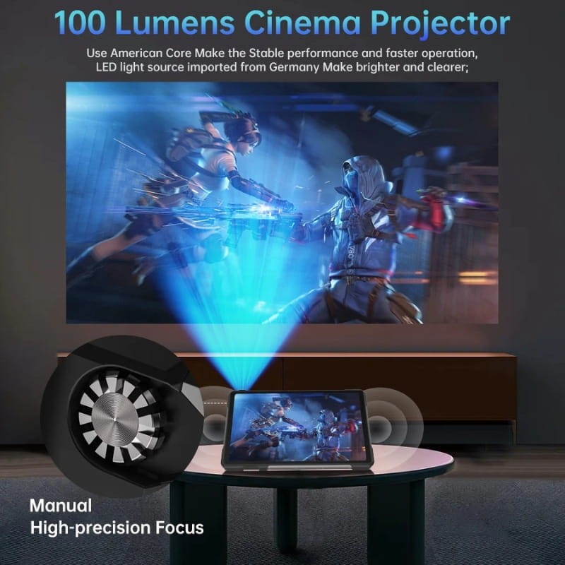 Unihertz 8849 TANK Pad E 12GB/512GB 4G Rugged con Proyector - proyector integrado