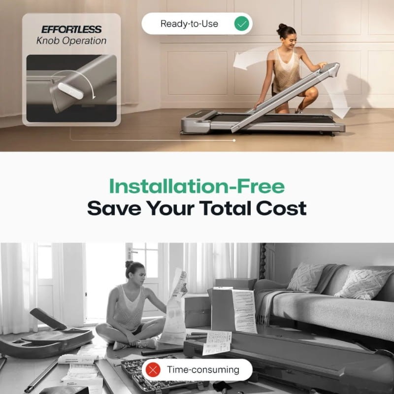 Urevo FoldiMix 5L Pro Argent - installation simple