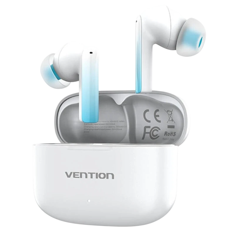Vention Elf E04 Blanc - Ecouteurs Bluetooth