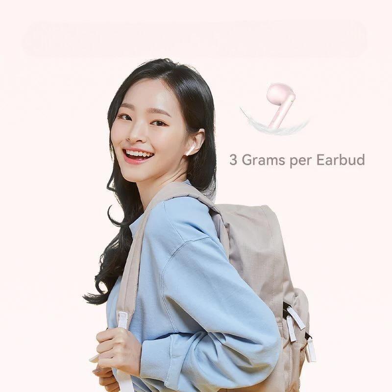 Vention Elf E06 Rosa - Auriculares Bluetooth - peso liviano